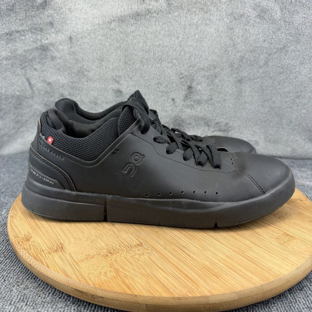 On The Roger Shoes Mens Size 8.5 Black Athletic Low Top Casual Sneakers
